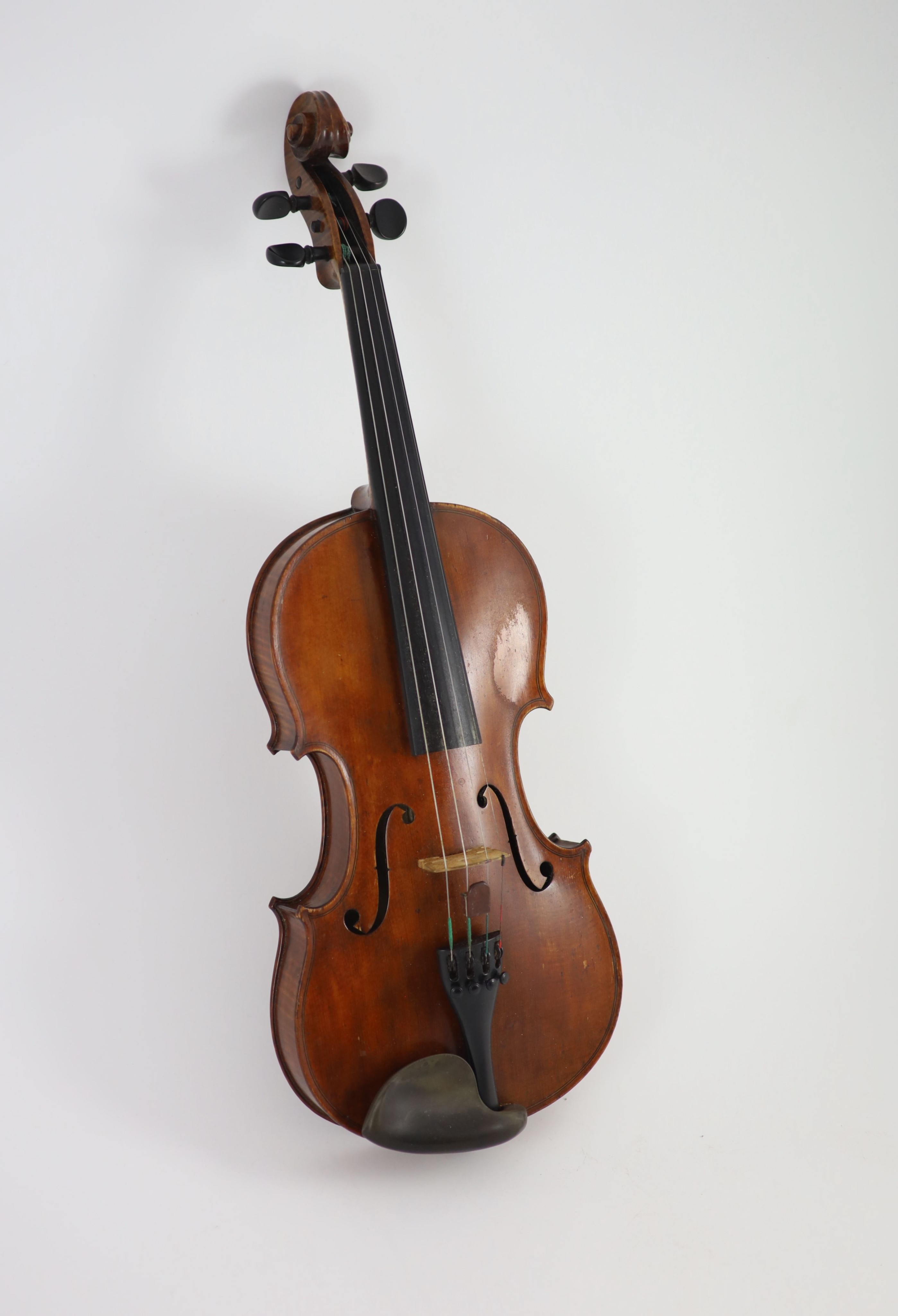 A violin, labelled Georges Cunault / luthier/ 21, Rue de Navarin, Paris An 1900, Length of back 36 cm